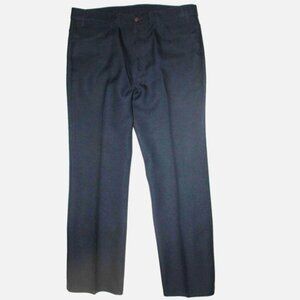 Vintage Levi's 614 Sta-Prest Action Slacks W40 L32 Black Dacron Polyester Pants
